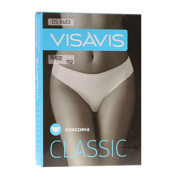 Трусы классика женские DS0483 цвет светло-сиреневый, размер XS(42)