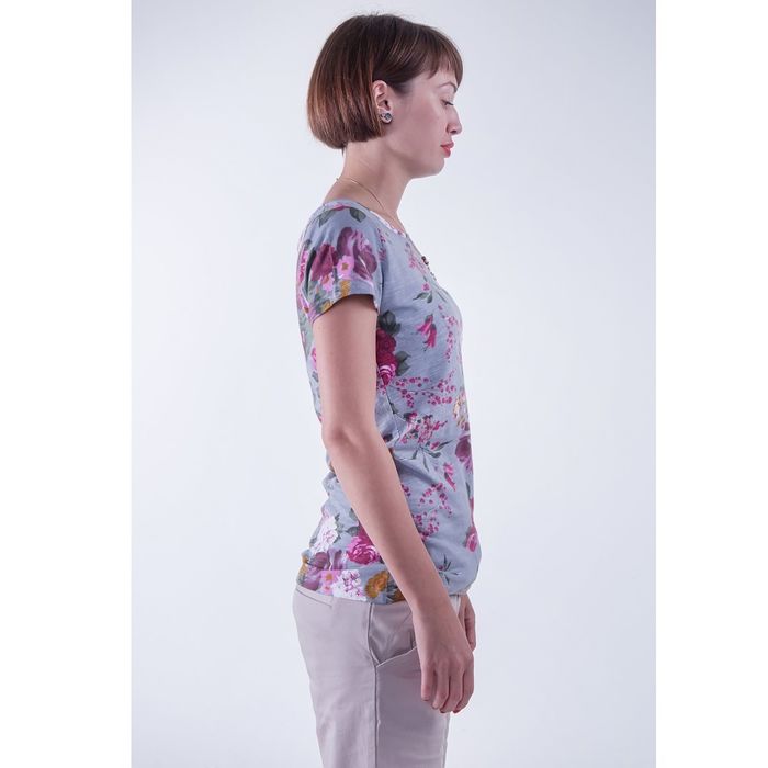 Футболка женская LFV6073 цвет лиловый, размер XS(42)