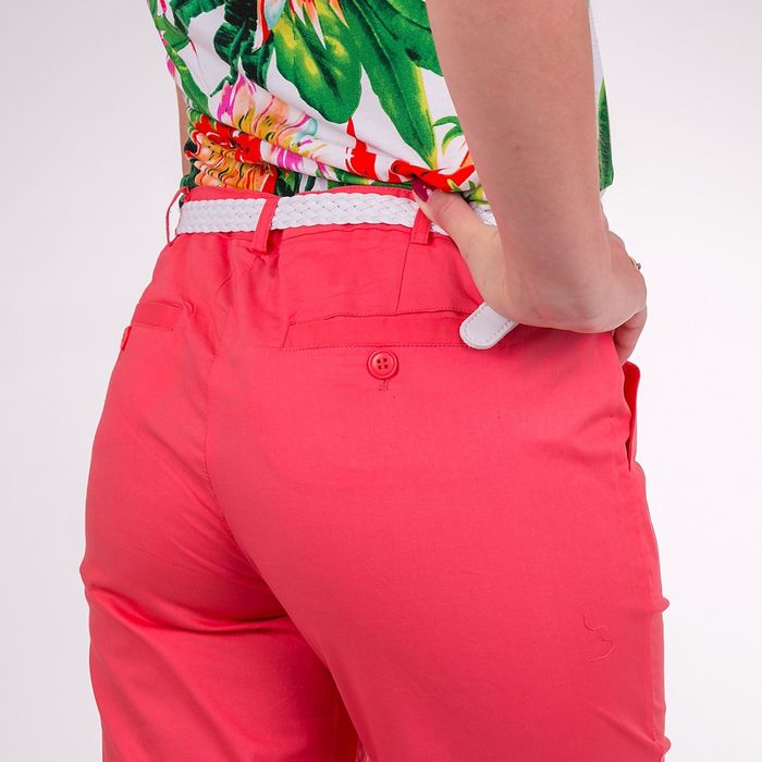 Брюки женские, цвет коралловый, размер XXL (52) (арт. P3220 С+)