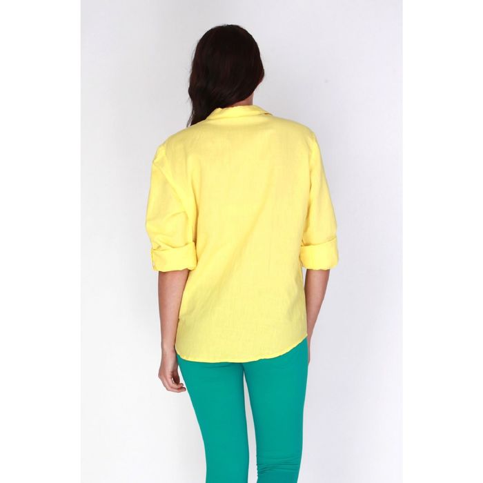 Блузка женская L15-425 цвет жёлтый, размер S(44)