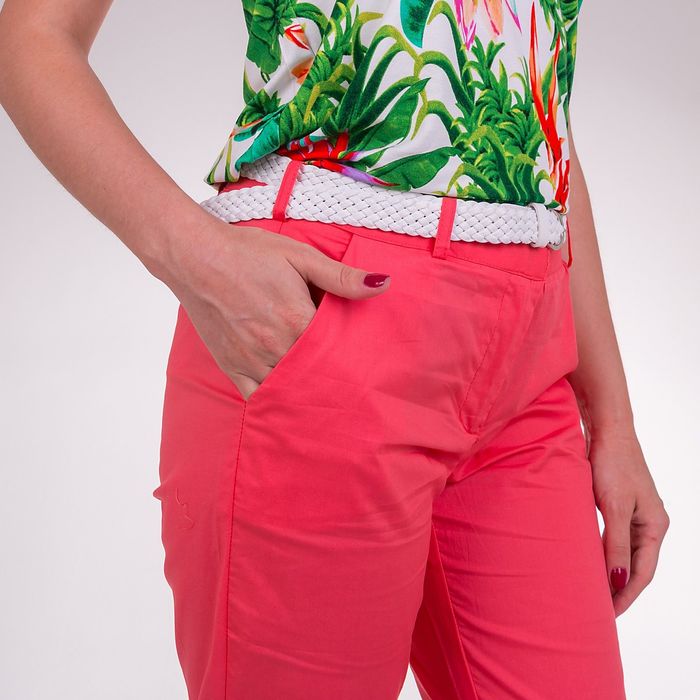 Брюки женские P3220 цвет коралловый, размер M(46)