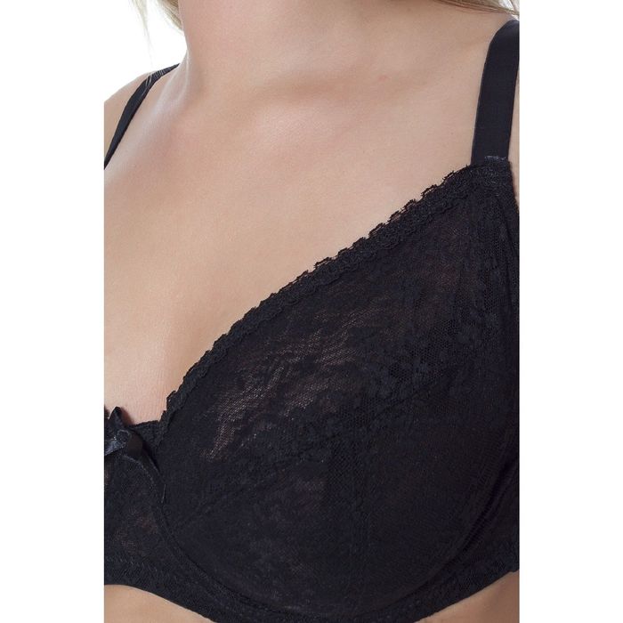 Бюстгальтер женский BS0541-1 цвет чёрный (black), р-р 95F