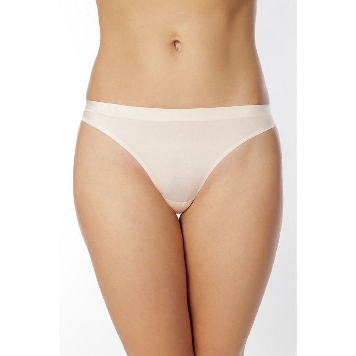 Трусы стринги женские DL1188 цвет светло-бежевый, размер S(44)