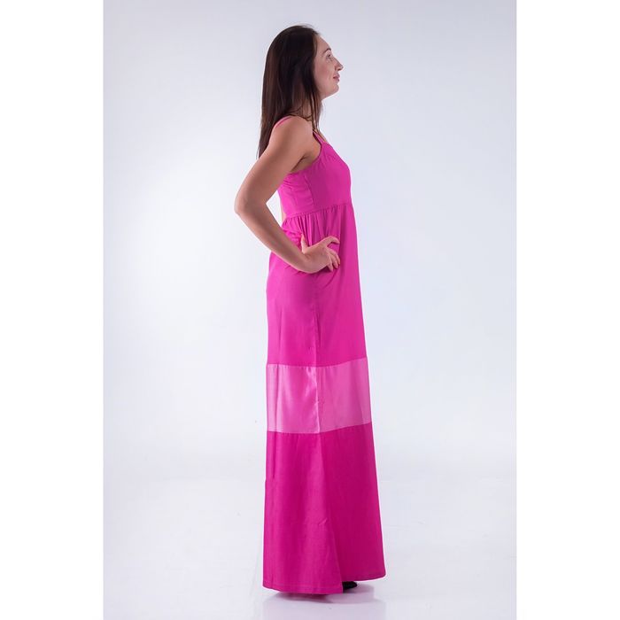 Сарафан женский D15-532 С+ цвет розовый, размер XL(50)