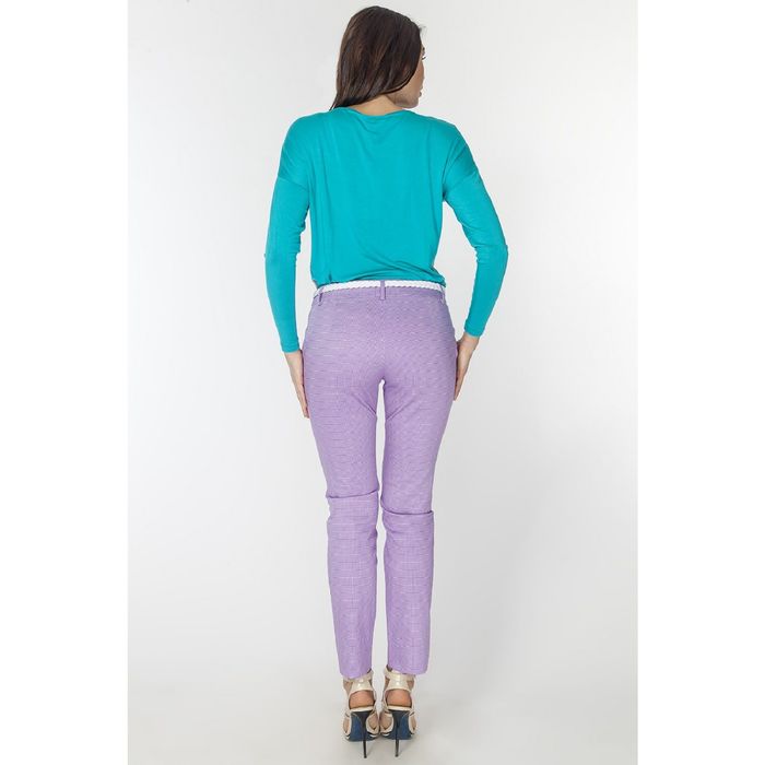 Брюки женские P3138 С+ цвет сиреневый, размер XL(50)