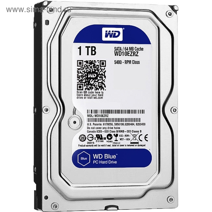 фото Жесткий диск wd original sata-iii 1tb wd10ezrz blue