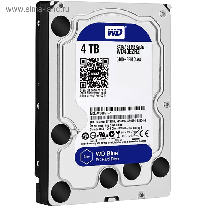 фото Жесткий диск wd original sata-iii 4tb wd40ezrz blue