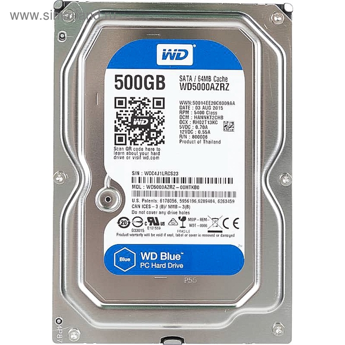 фото Жесткий диск wd original sata-iii 500gb wd5000azrz blue