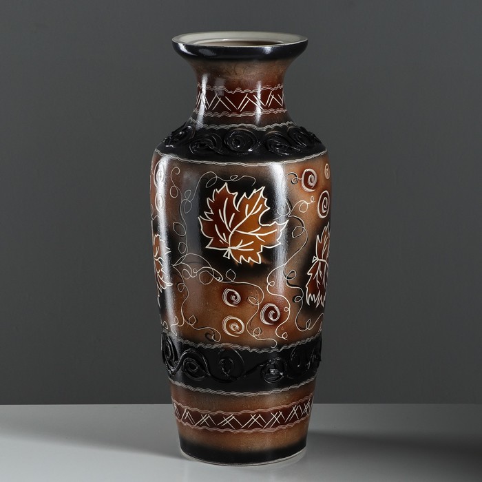 Ваза напольная "Боня" кленовый лист