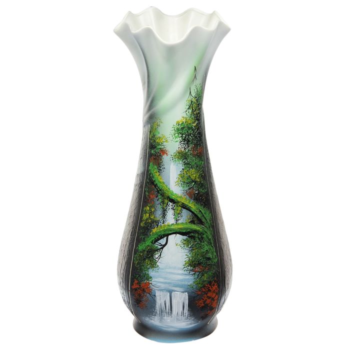 Ваза напольная"Вьюнок"  лепка  прир.  3D