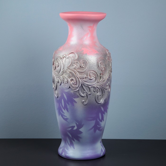 Ваза "Белла" ангоб, абстракция №1