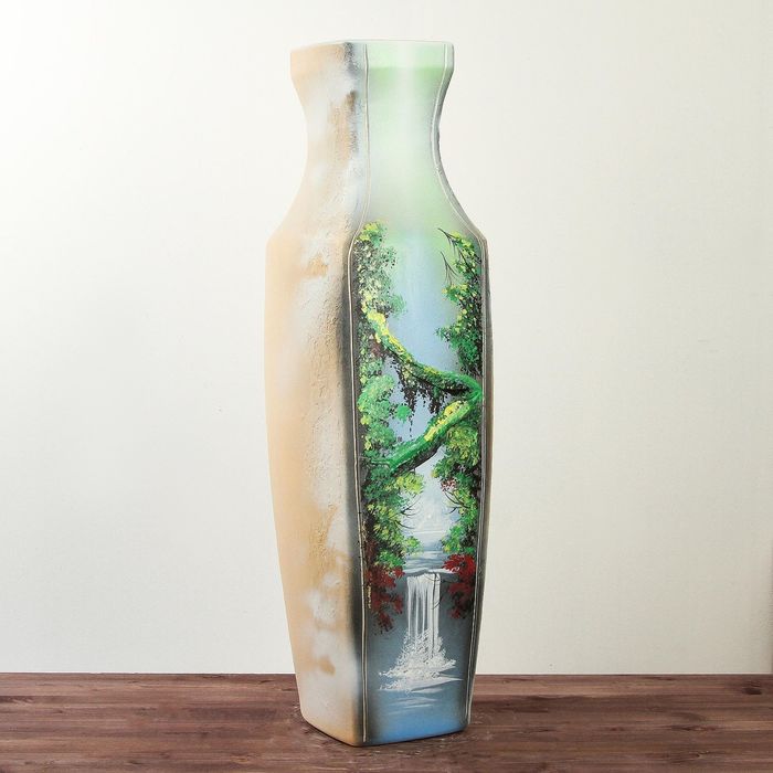 Ваза "Кавдра" лепка, природа, микс