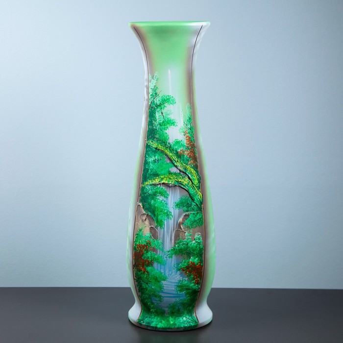 Ваза напольная "Глория" лепка, природа 3D