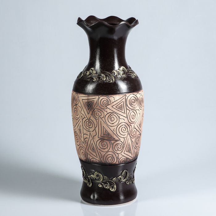 Ваза напольная "Елена" ангоб