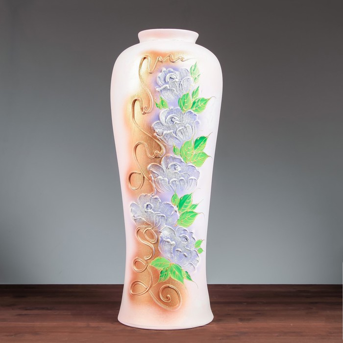 Ваза "Афина" акрил, цветы №14, микс