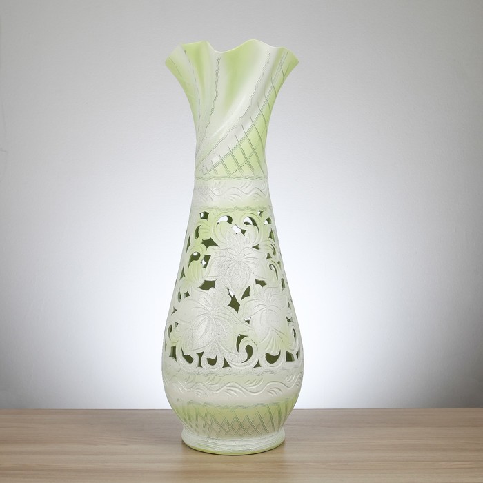 Ваза напольная "Вьюнок" акрил, резка, микс