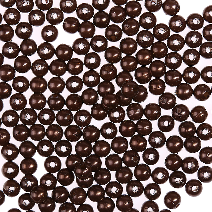 Набор бусин для творчества "Жемчуг бронза", d=0.6 см, 20 г