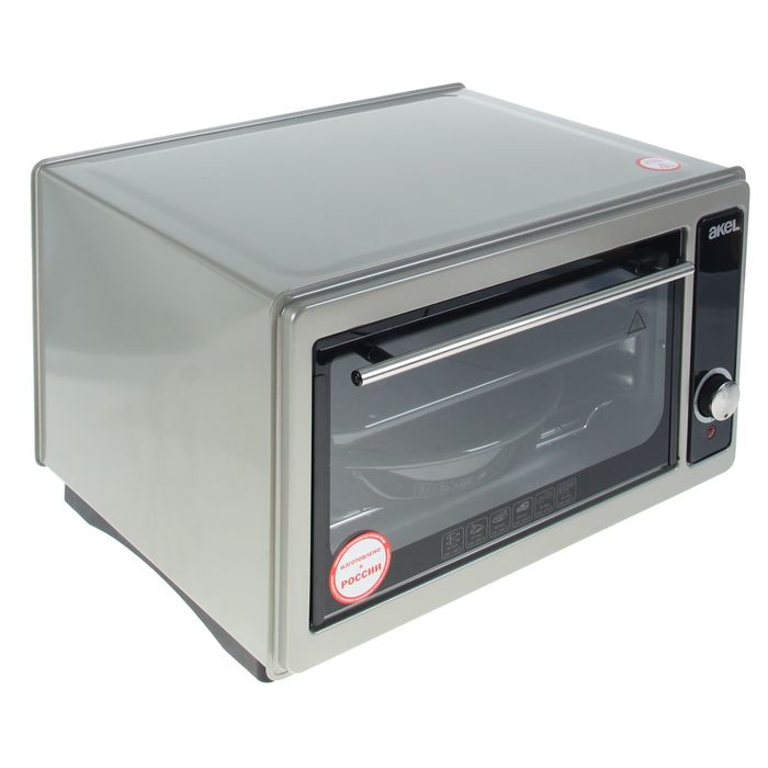 Электрическая духовка Akel AF-710, 36 л, 1300 Вт, металлик