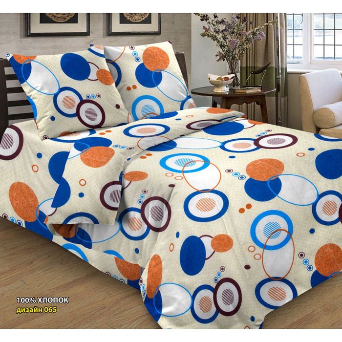 Постельное бельё "Добрые традиции" 2 сп., размер 180х215 см, 175х215 см, 70х70 см - 2 шт., бязь, 105 г/м2