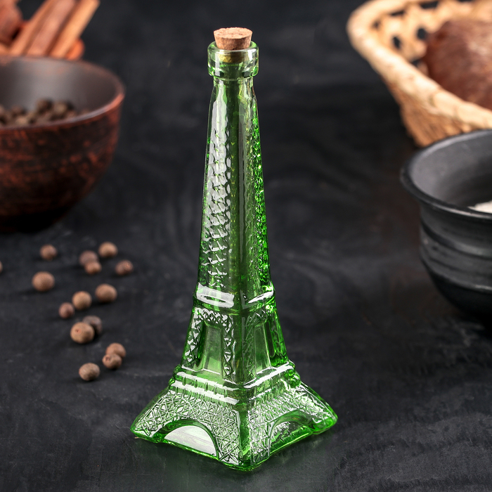 Бутылка для масла 50 мл "Париж", 15 см, цвет МИКС