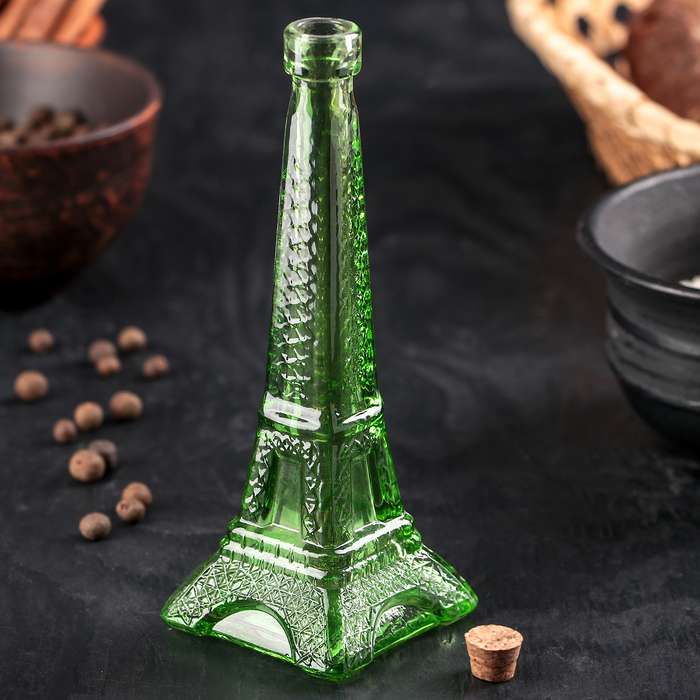 Бутылка для масла 50 мл "Париж", 15 см, цвет МИКС