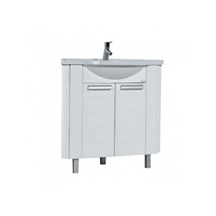 Комплект: тумба Акватон "Альтаир 62", цвет белый, раковина SERGEY 620