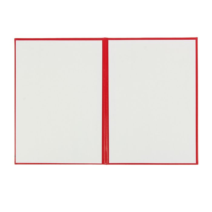 Папка адресная из бумвинила А4 "Документы" Красная