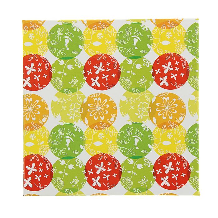 Набор коробок 3в1 "Шары и бабочки", 19 х 19 х 9,5 - 15,5 х 15,5 х 6,5 см