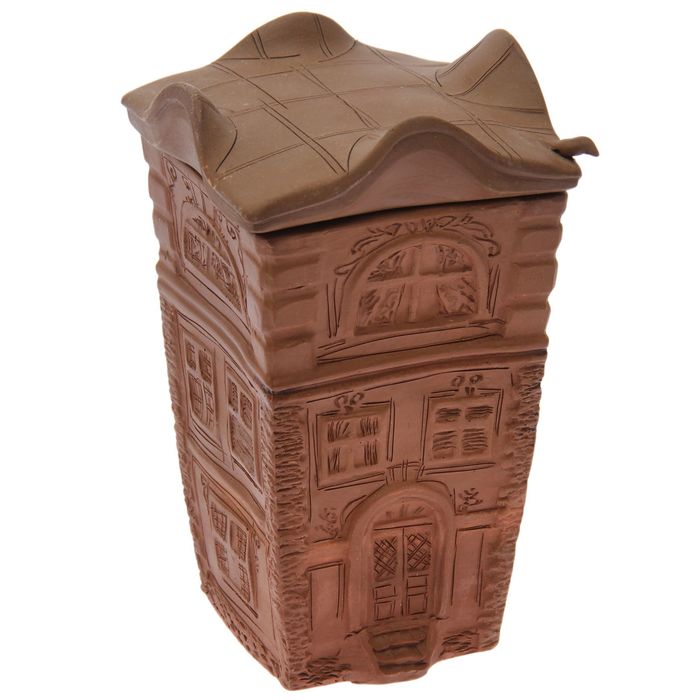 Банка для сыпучих "Дом", 1 л, микс