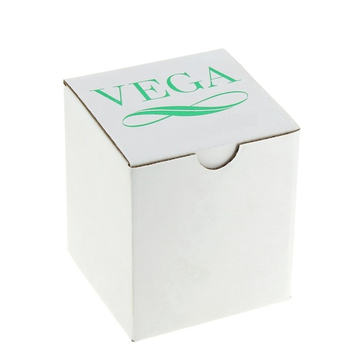 Композиция в вазе "Измир", роза белая, 7,1 х 7,1 х 8,3 см, 175 мл