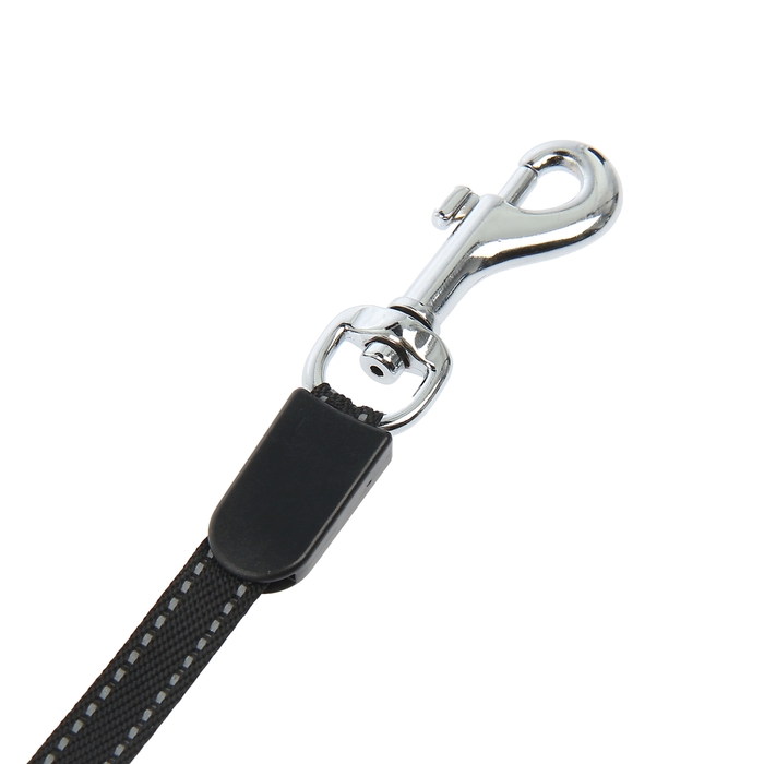 Рулетка "Премиум", 3 м, до 12 кг, эргономичн.ручка, светоотраж. прошивка поводка, голубая