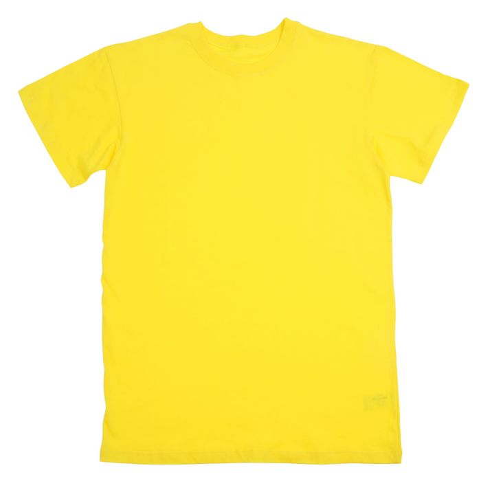 Футболка детская, рост 158 см (13 лет), цвет лимонный Н116