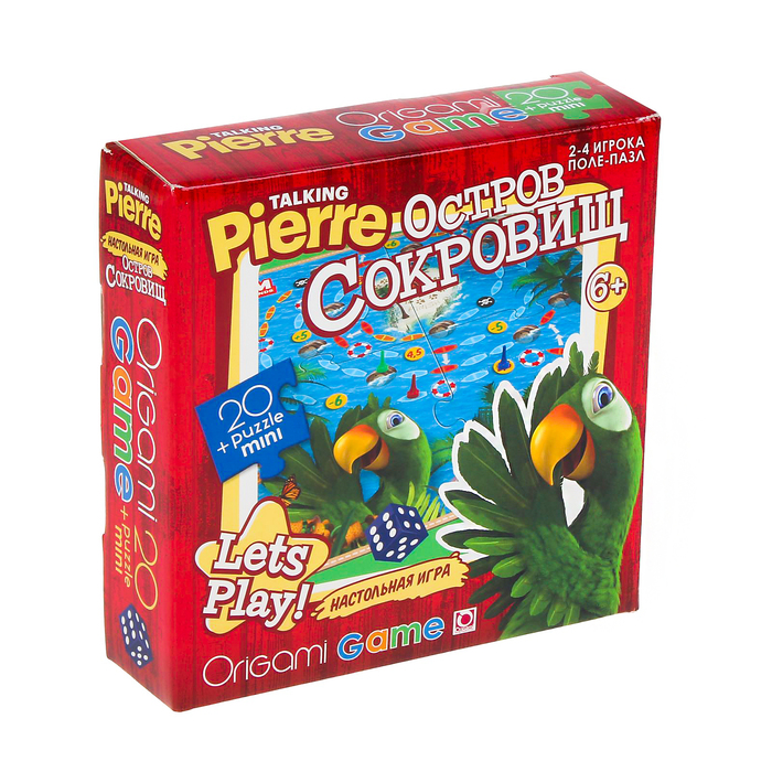 Настольная игра "Остров сокровищ" + мини-пазл на 20 элементов