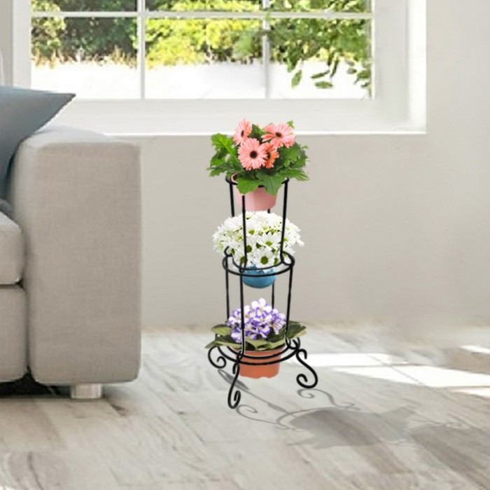 Подставка для цветов "Милка", на 3 цветка