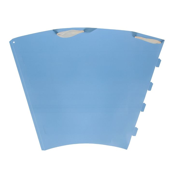 Упаковка для букетов и композиций 36,5 х 15 х 15 см, цвет голубой