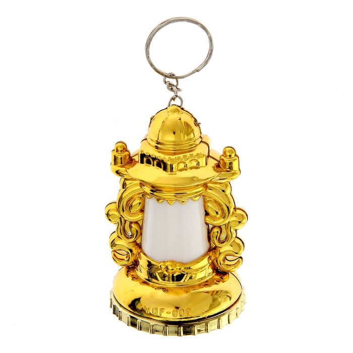 Брелок-фонарик на кольце "Керосиновая лампа" МИКС