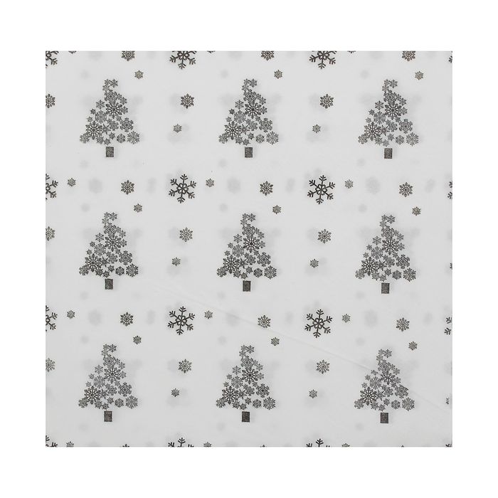 Салфетки бумажные "Елочки и снежинки", 33 х 33 см, набор 20 шт.