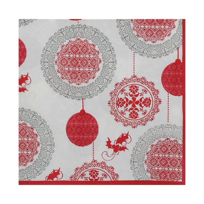 Салфетки бумажные "Ажур", 33 х 33 см, набор 20 шт.