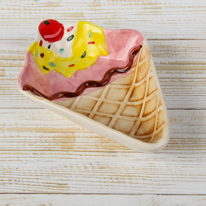 Блюдо "Пирожное", цвета МИКС