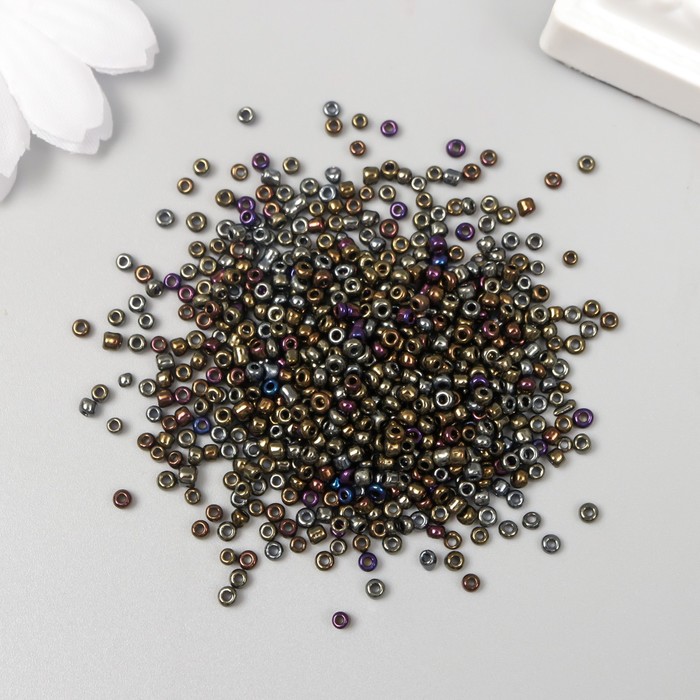 

Бисер круглый размер 12/0 "Маслина" 20 гр