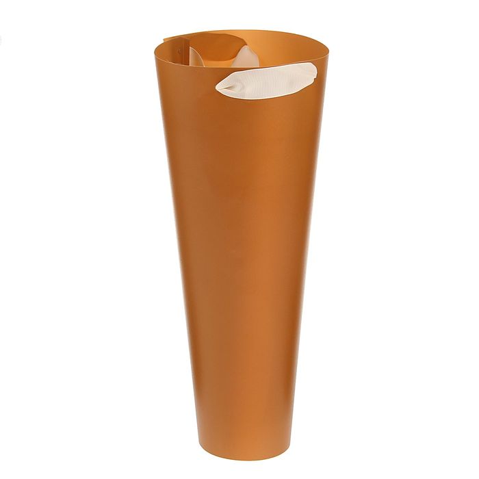 Упаковка для букетов и композиций 36,5 х 15 х 15 см, цвет коричневый