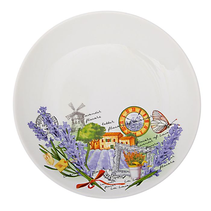 Тарелка 19 см "Соната. Лаванда"