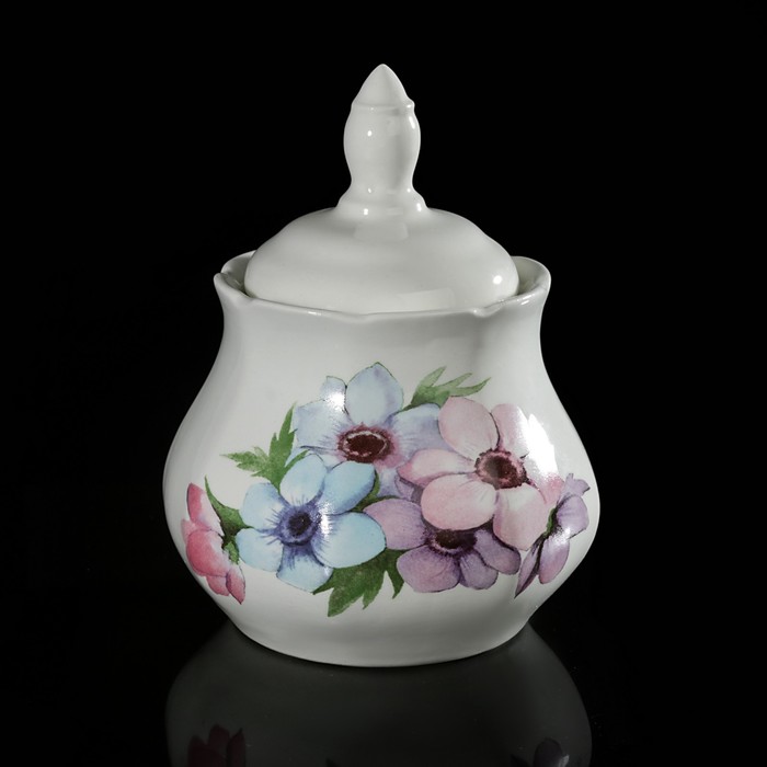 Сахарница 500 мл "Арина. Весенний букет", d=10,5 см, h=8,7 см