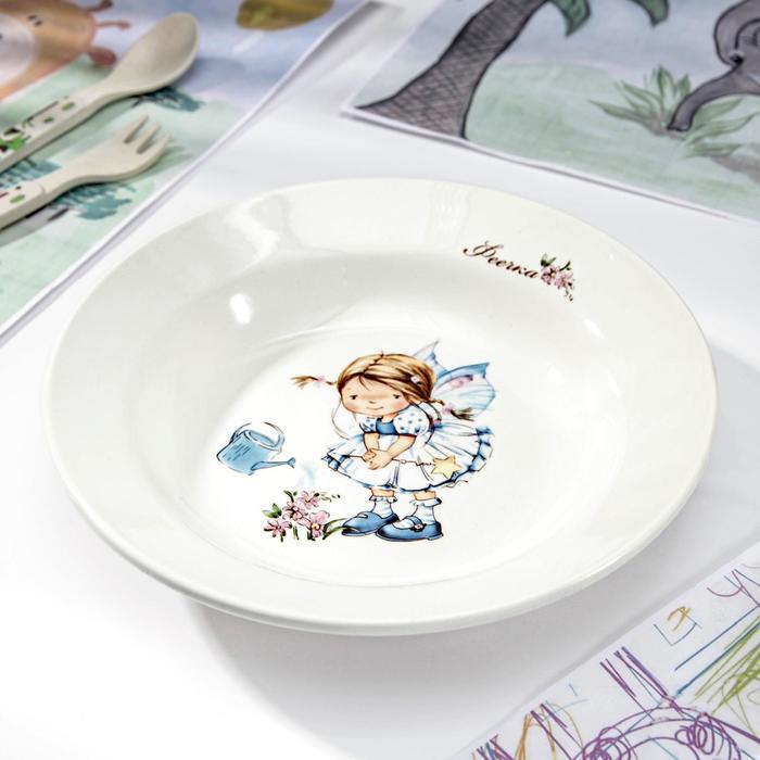 Тарелка глубокая 20 см "Феечки", 250 мл