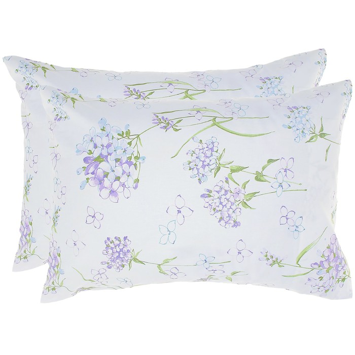 Набор наволочек "Этель" Мелодия 50*70 см-2 шт, 100% хлопок, мако-сатин 128 г/м2