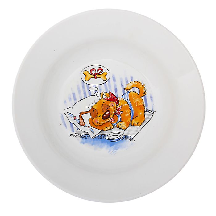 Тарелка глубокая 20 см "Дружок", 250 мл