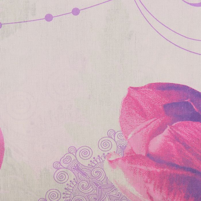 Постельное бельё Миланика "Крокусы" дуэт, размер 215х143 см - 2 шт., 220х240 см, 70х70- 2 шт., бязь, 125 г/м2