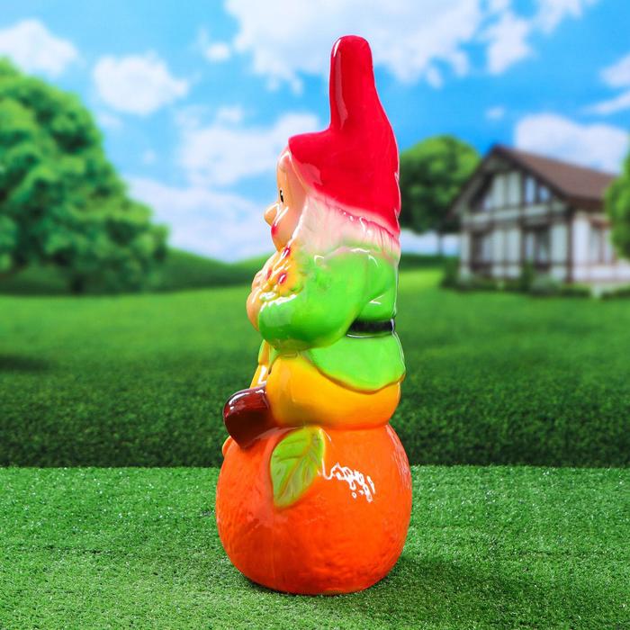 Садовая фигура "Гном Апельсин", микс, 50 см