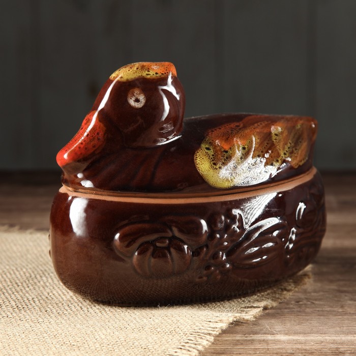 Горшочек для запекания "Утка" малый, 0,7 л