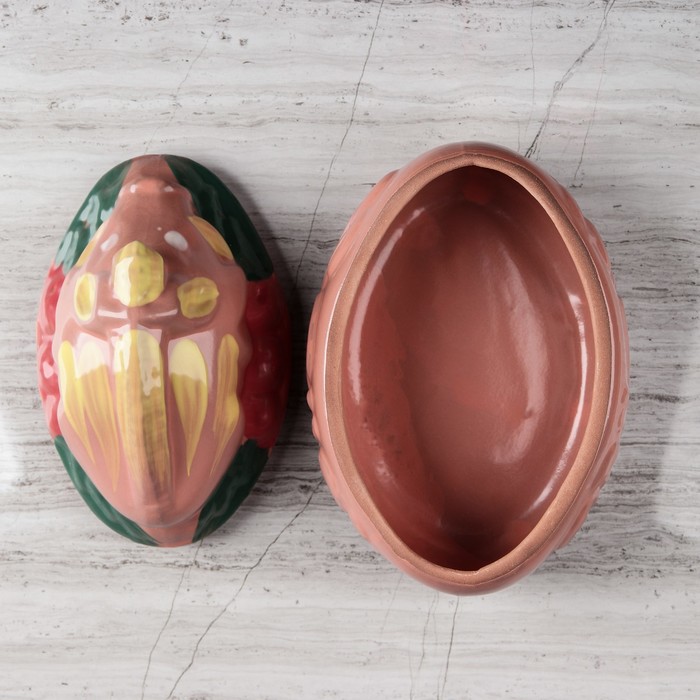 Горшочек для запекания "Кабан" малый, красная глина, 0,7 л